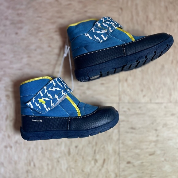 BLUE Toddler See Kai Run Basics Blake Blue Insulated Winter Boots - Picture 3 of 3